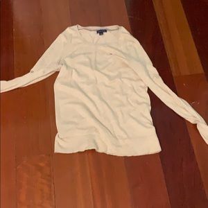 tommy hilfiger tan slim sweater